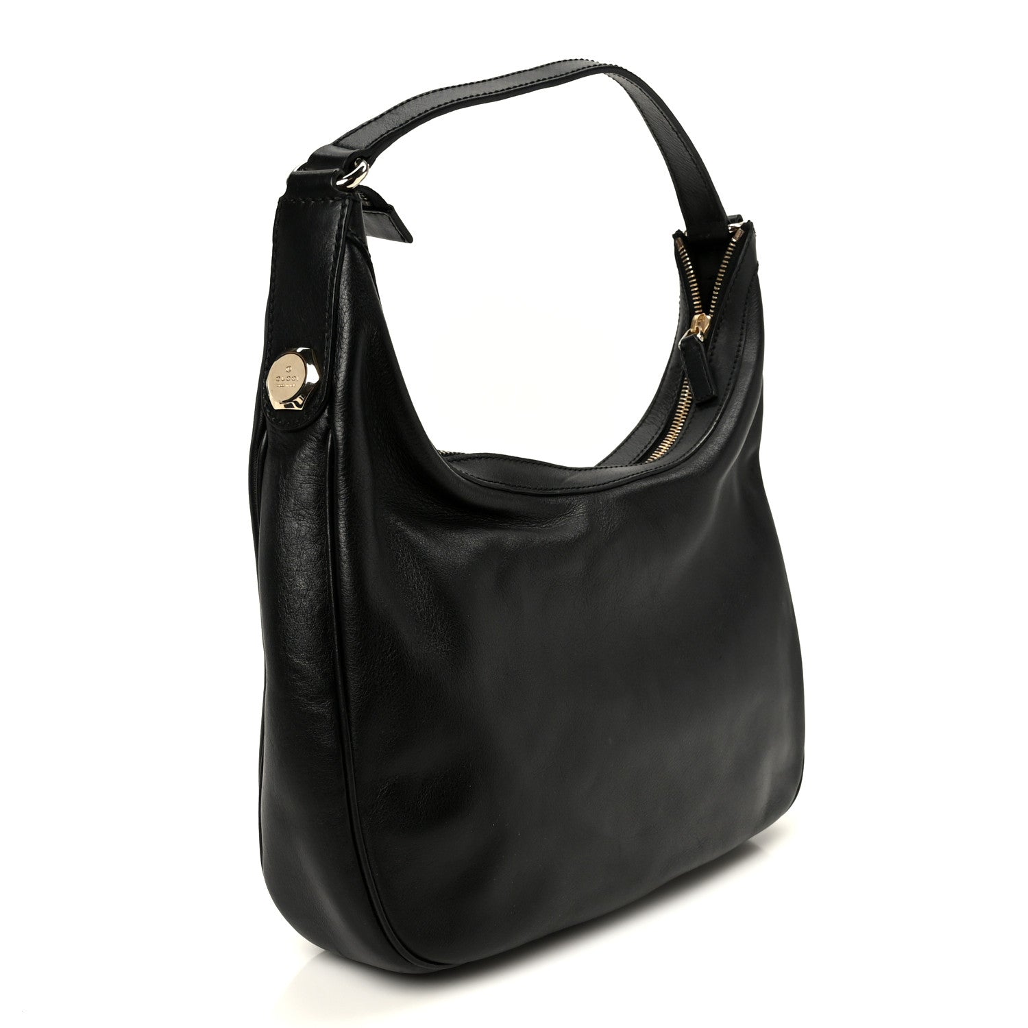 Gucci Monogram Medium Charmy Hobo Black 3 of 11