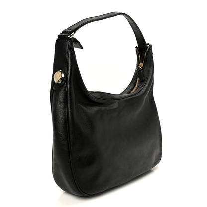 Gucci Monogram Medium Charmy Hobo Black 3 of 11