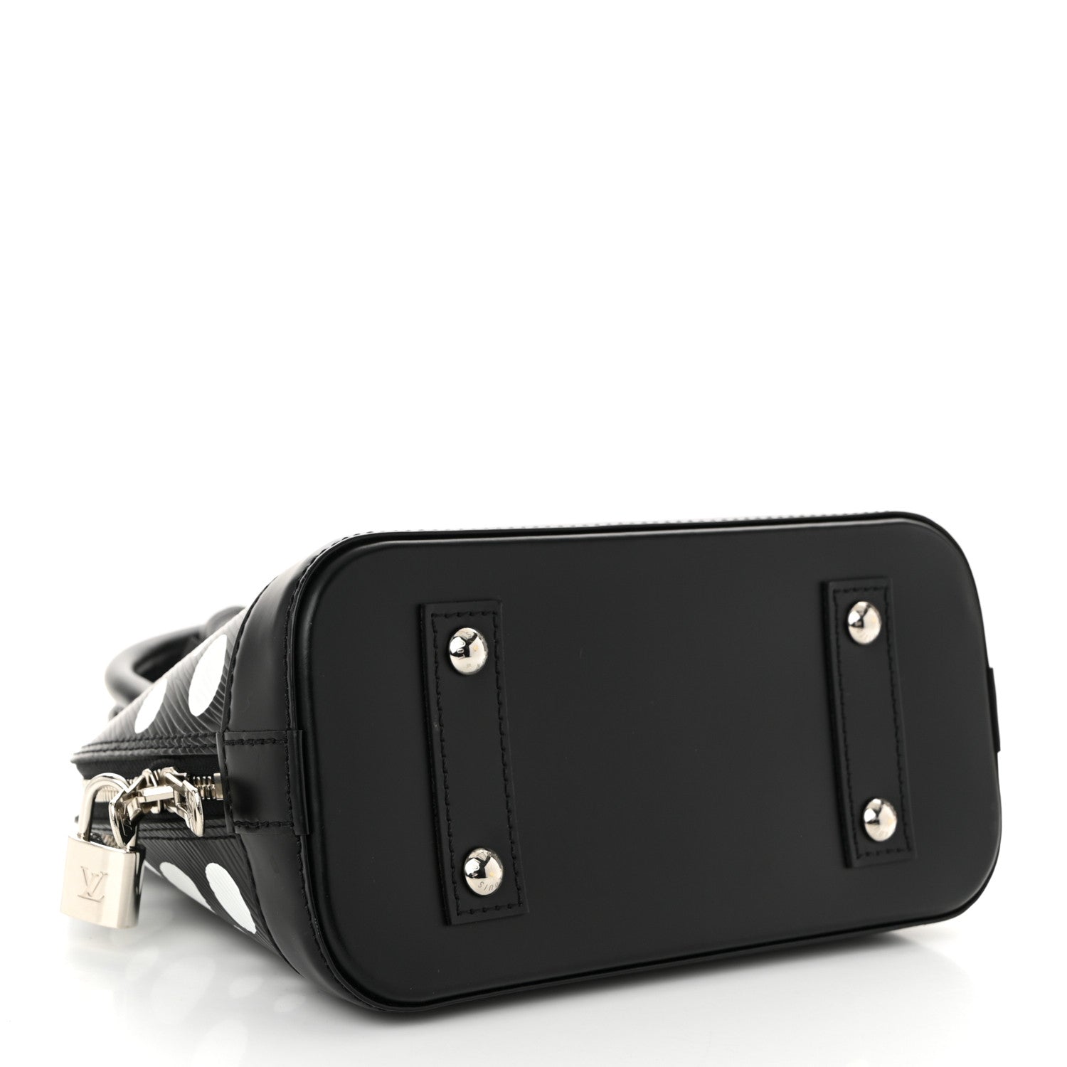 Louis Vuitton X YK Epi Alma BB Black White 4 of 9