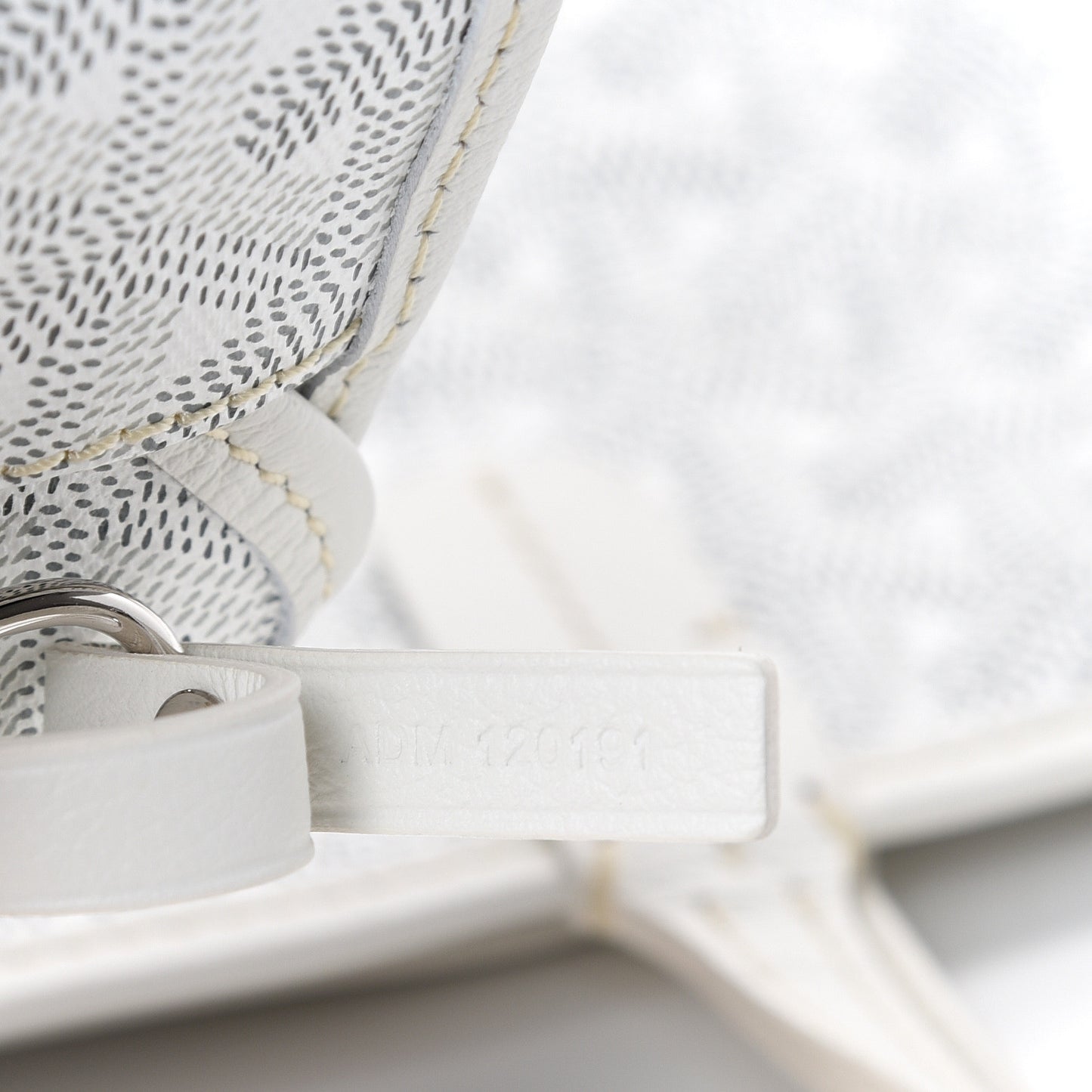 Goyardine Saint Louis PM White