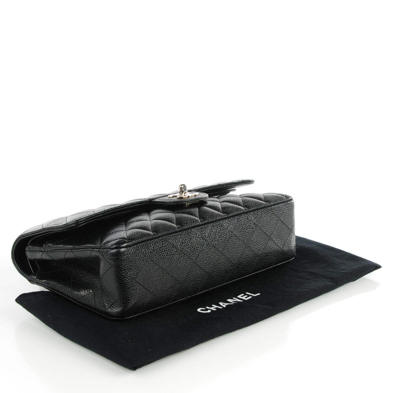 Chanel Caviar Quilted Medium Double Flap Black 4 of 9