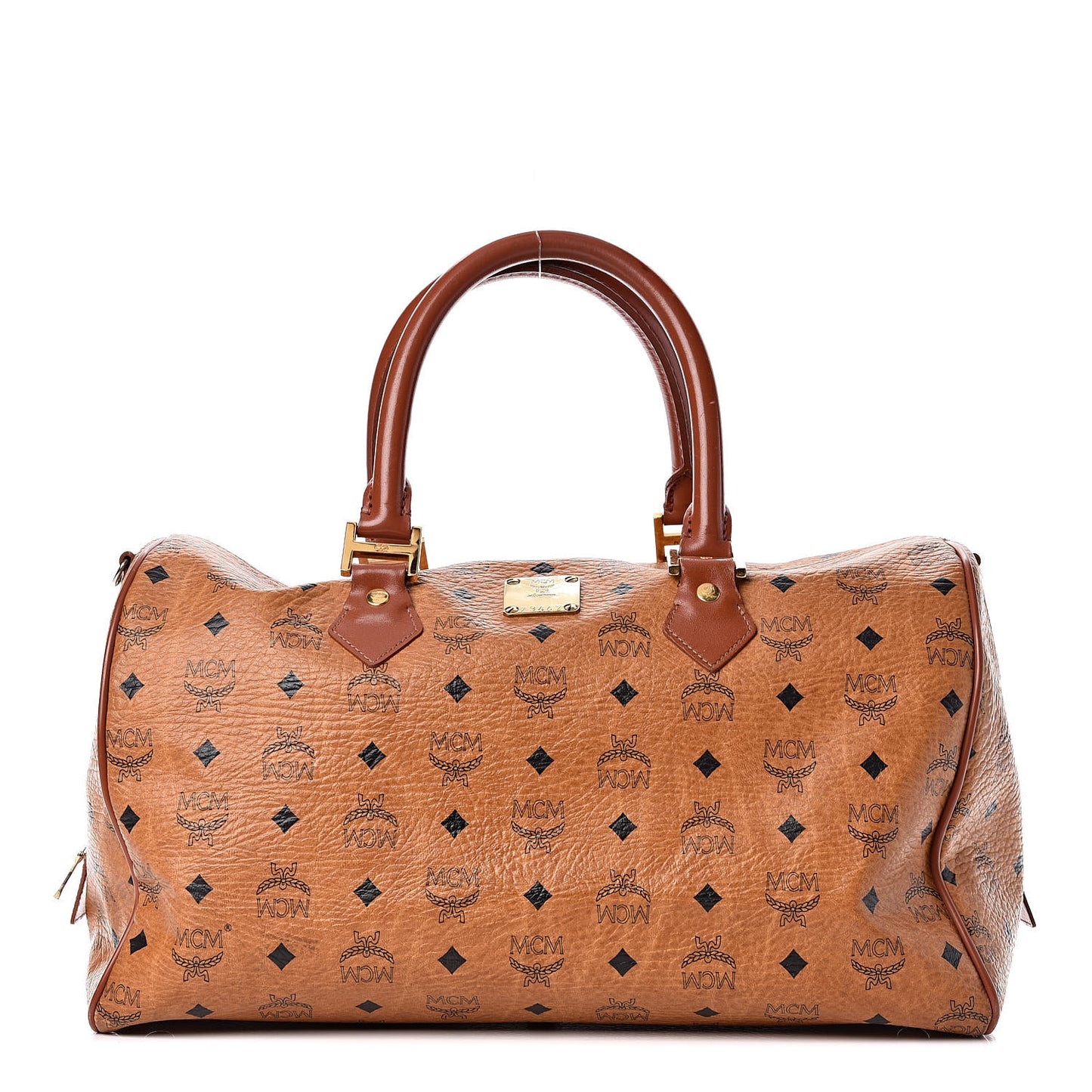 Visetos Weekender Duffle Bag Cognac