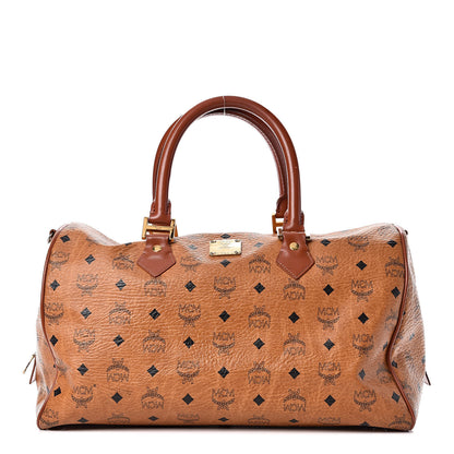 MCM Visetos Weekender Duffle Bag Cognac 1 of 10