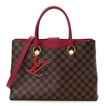 Louis Vuitton Damier Ebene LV Riverside Lie De Vin 1 of 9