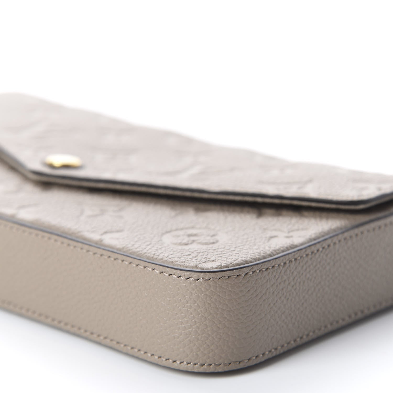 Louis Vuitton Empreinte Pochette Felicie Chain Wallet Tourterelle 6 of 10
