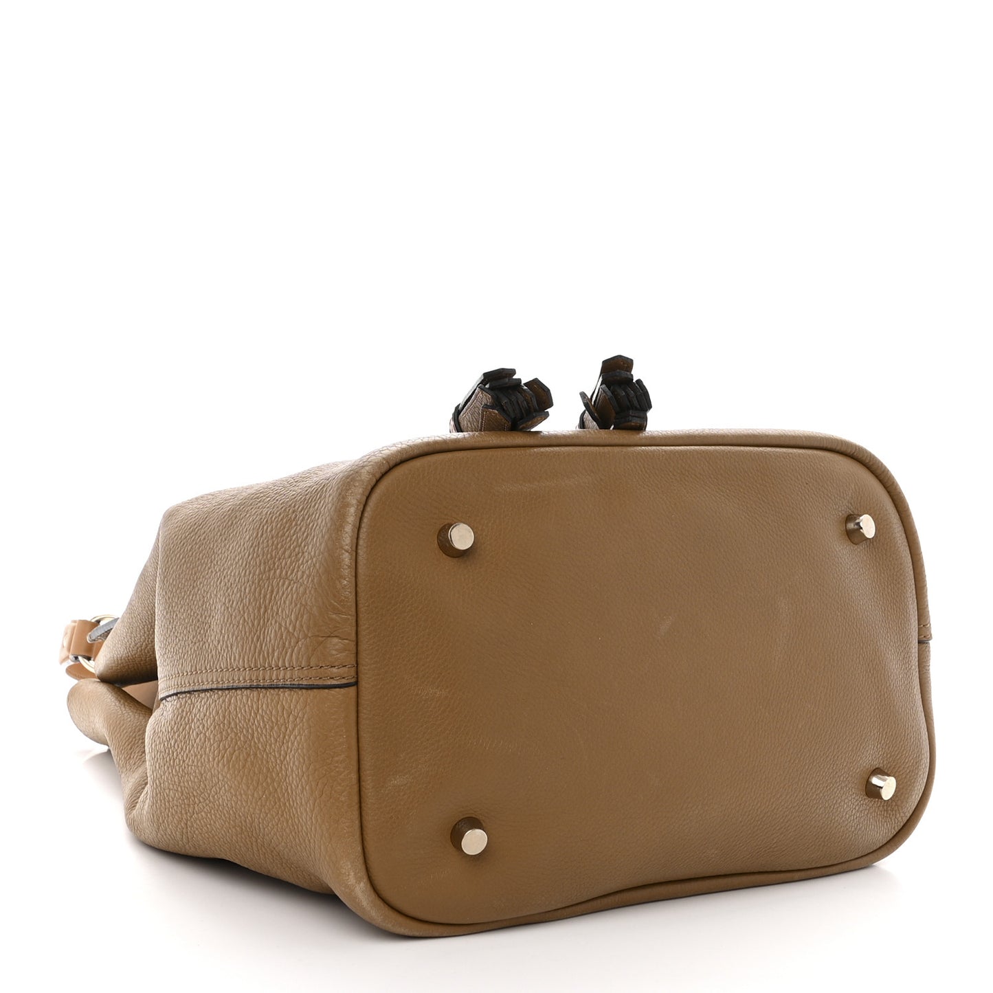 Grainy Calfskin Large Ashby Hobo Sand
