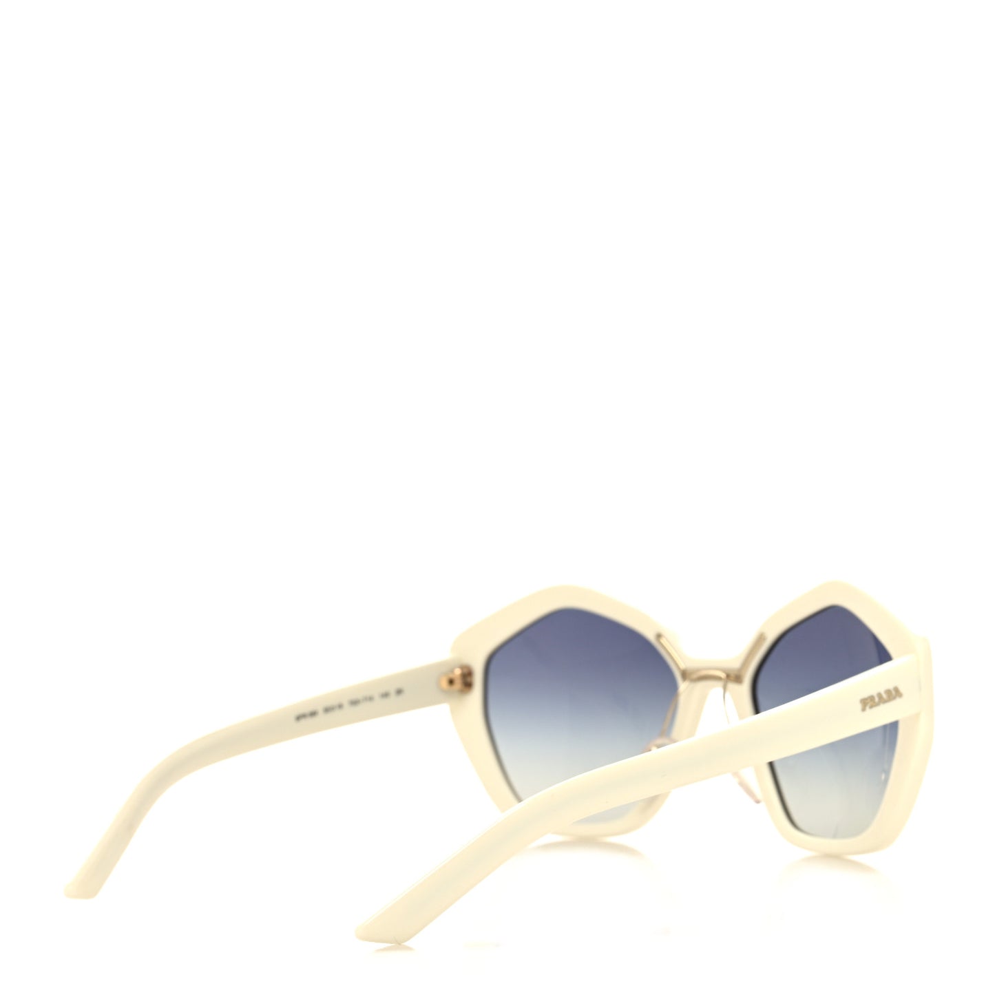 Acetate Geometric Sunglasses SPR 08X White