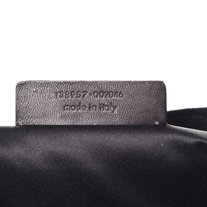 Saint Laurent Textured Patent Corset Chain Shoulder Bag Black 7 of 7