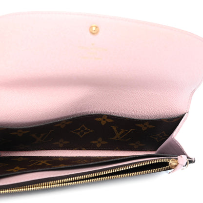Louis Vuitton Monogram Emilie Wallet Rose Ballerine 4 of 4