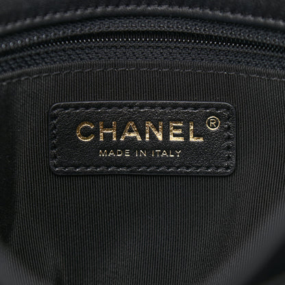Chanel Calfskin Stitched Large Flap Black 6 of 10