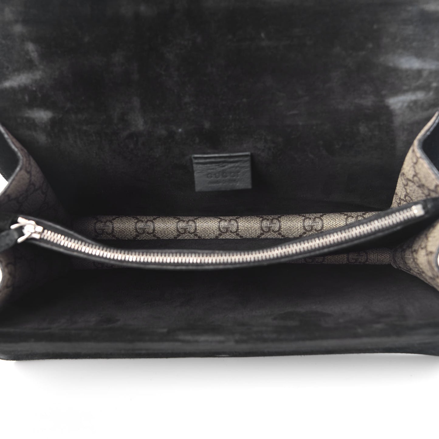 GG Supreme Monogram Small Dionysus Shoulder Bag Black