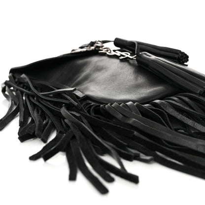 Saint Laurent Lambskin Anita Tassed Crossbody Bag Black 9 of 10