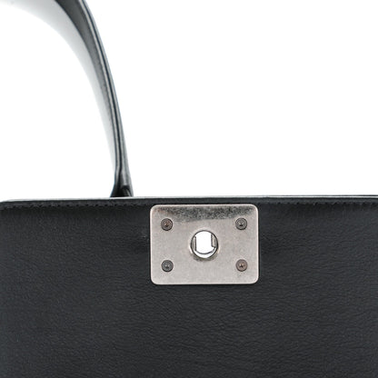 Chanel Galuchat Stingray Mini Boy Flap Black Silver 4 of 7