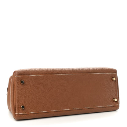 Hermes Togo Kelly Retourne 32 Gold 3 of 13