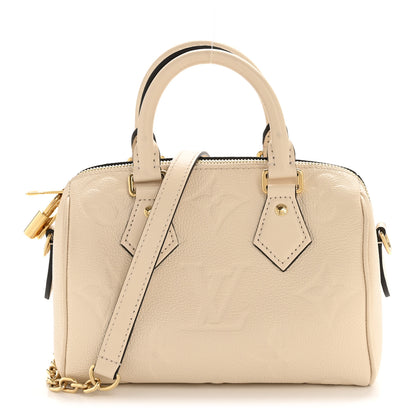 Louis Vuitton Empreinte Monogram Giant Speedy Bandouliere 20 Creme 1 of 12