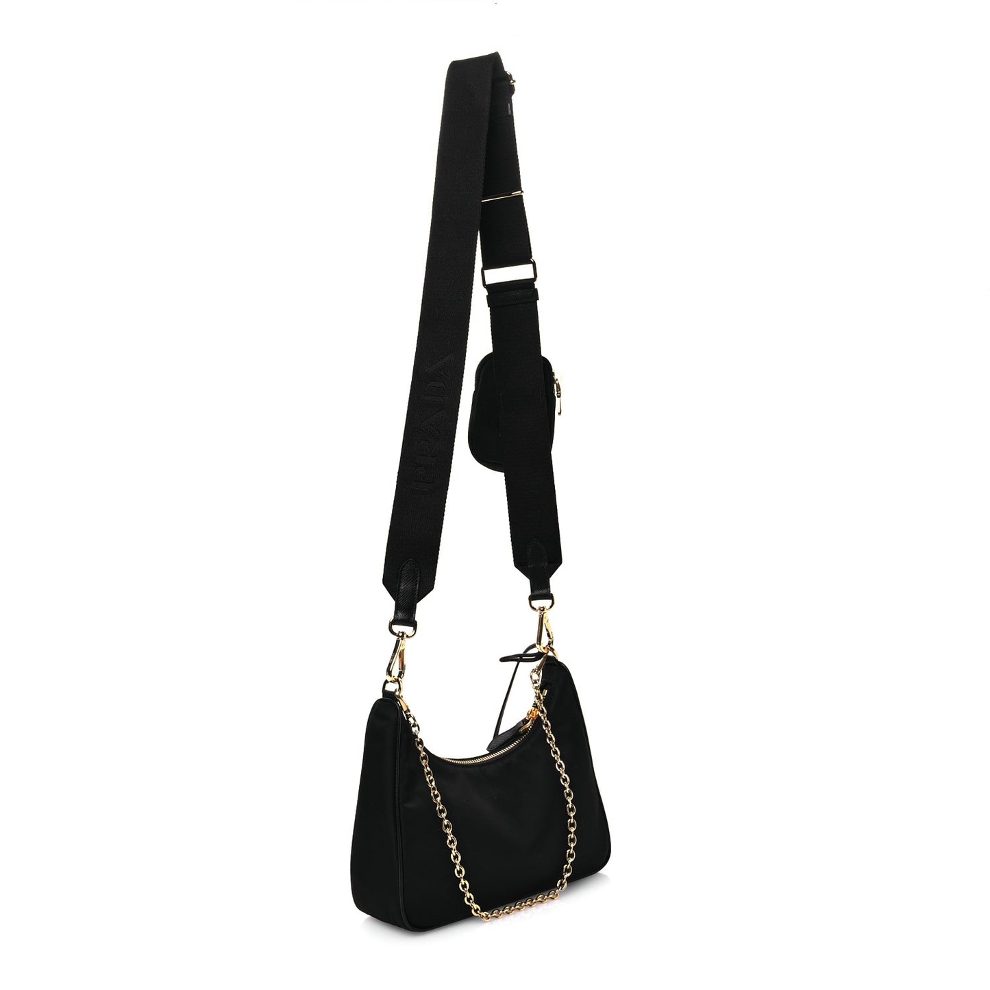 Nylon Re-Edition 2005 Shoulder Bag Black