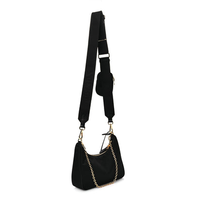 Prada Nylon Re-Edition 2005 Shoulder Bag Black 3 of 11