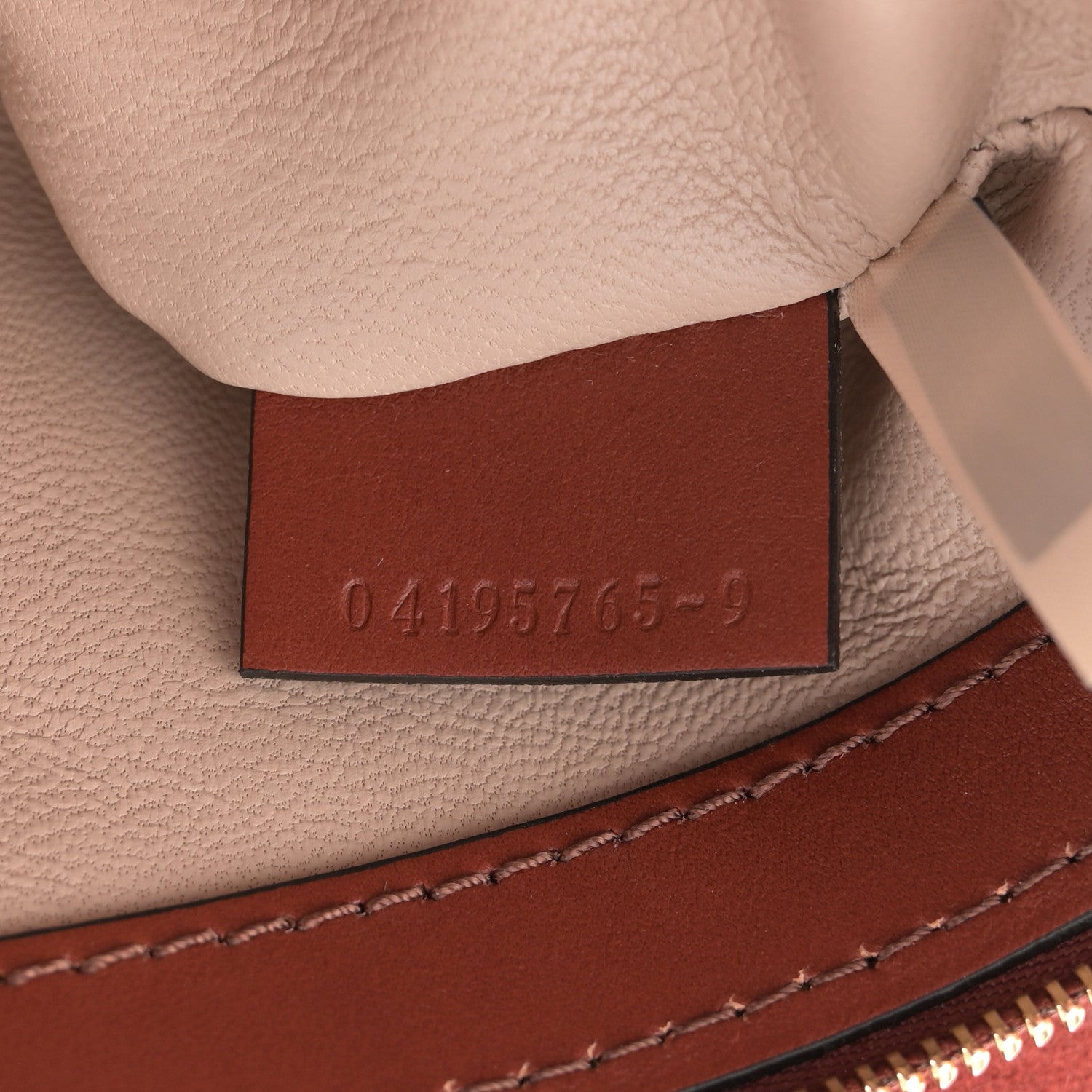 Chloe Calfskin Crocodile Embossed Aby Chain Shoulder Bag Pink Red