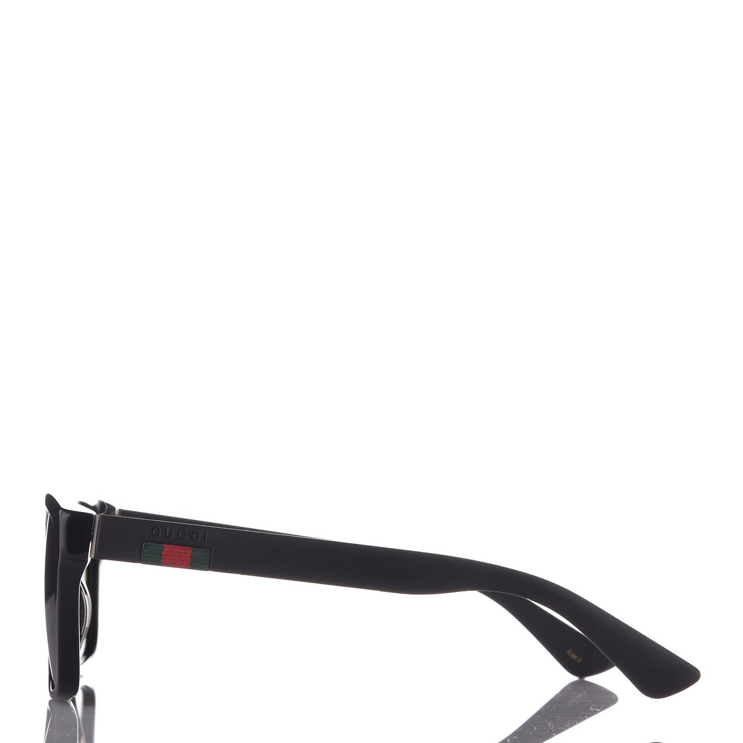 Square Frame Web Sunglasses GG0008S Black