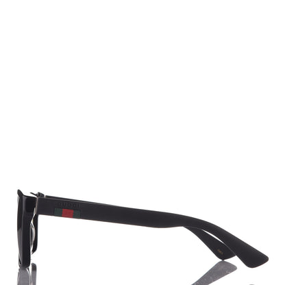 Gucci Square Frame Web Sunglasses GG0008S Black 3 of 9