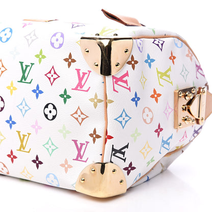 Louis Vuitton Monogram Multicolor Speedy 30 White 9 of 11