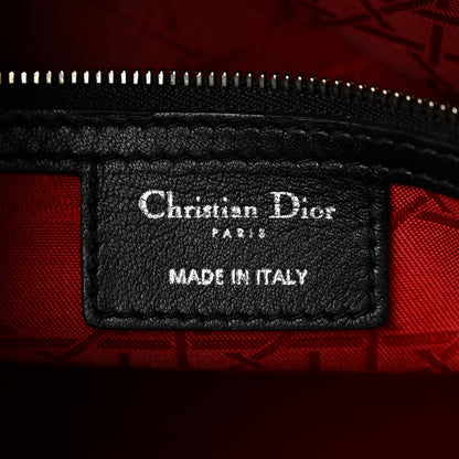 Christian Dior Lambskin Cannage Large Lady Dior Black 6 of 10
