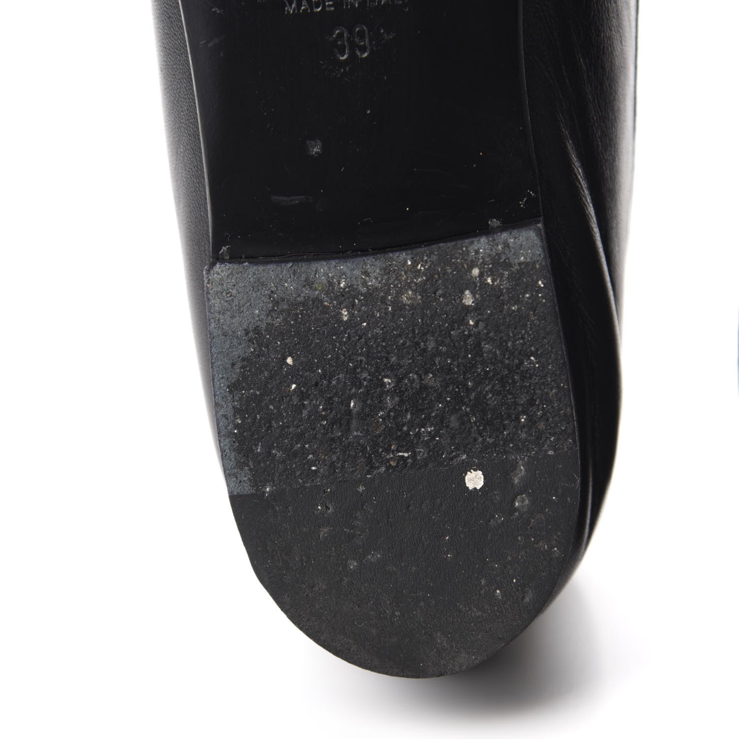 Chanel Lambskin Patent Cap Toe Ballerina Flats 39 Black 8 of 12