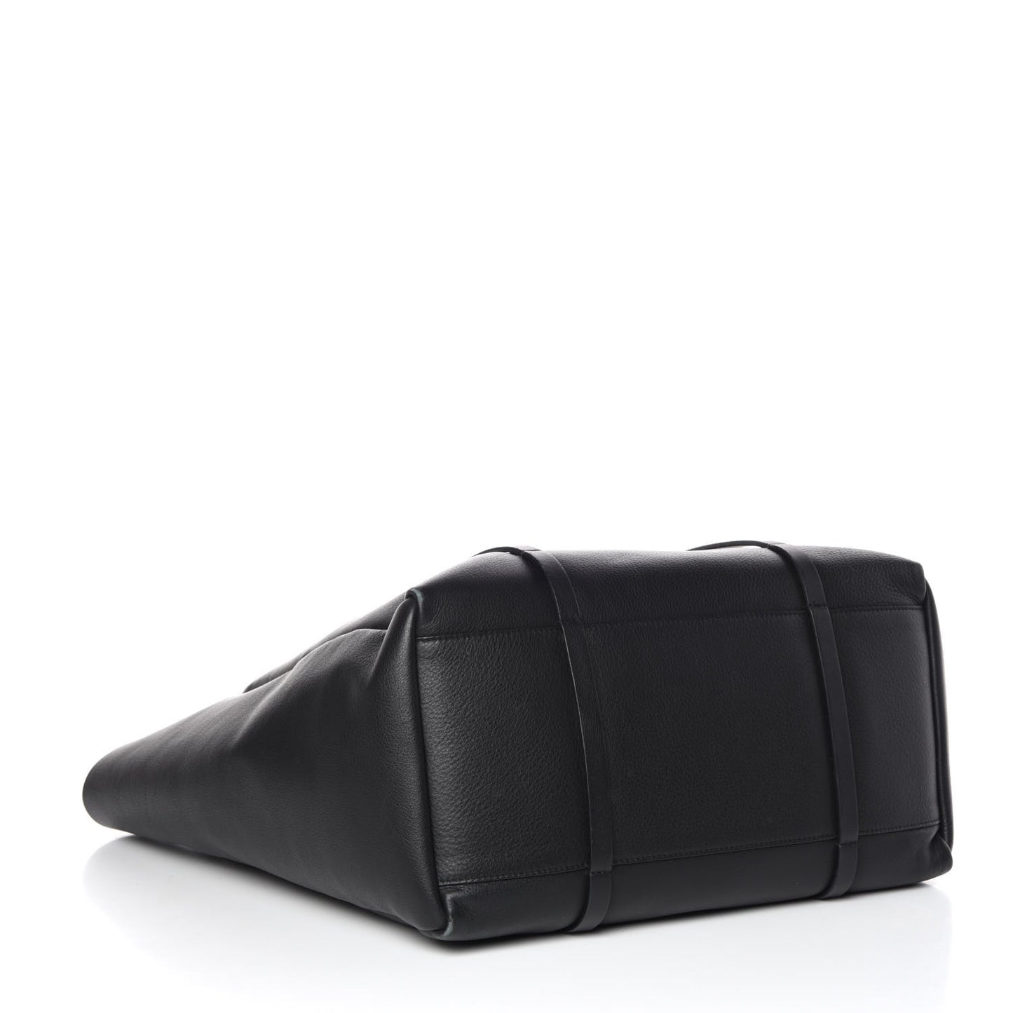 Pebbled Calfskin Medium Everyday Tote Black