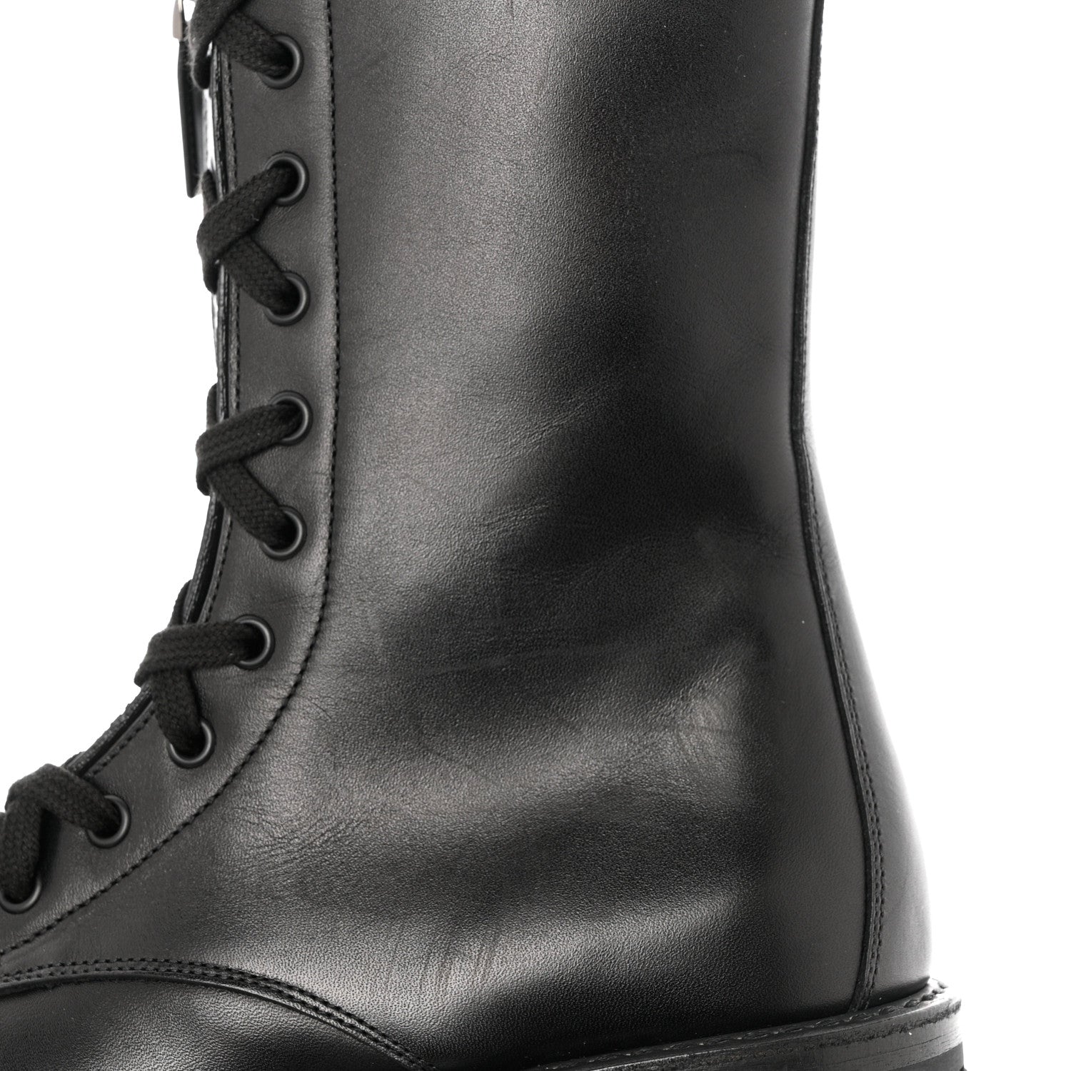 Valentino Garavani Calfskin XCombat 20/40mm Boots 38.5 Black 10 of 10