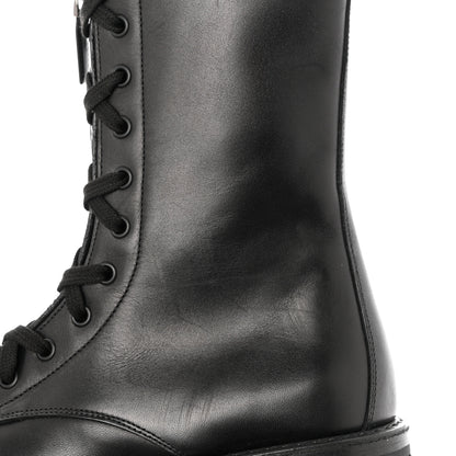 Valentino Garavani Calfskin XCombat 20/40mm Boots 38.5 Black 10 of 10