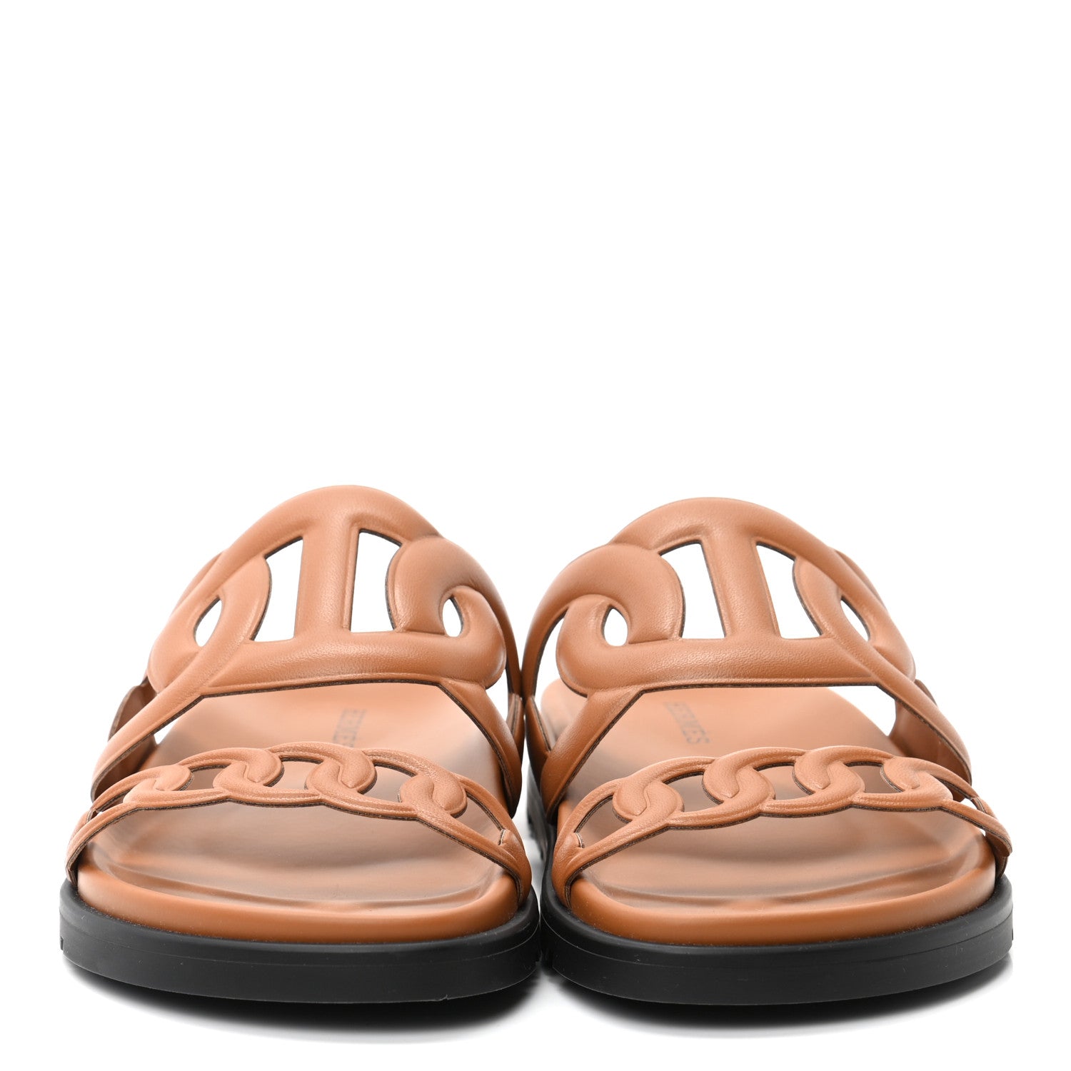 Hermes Nappa Extra Sandals 35 Naturel 2 of 8