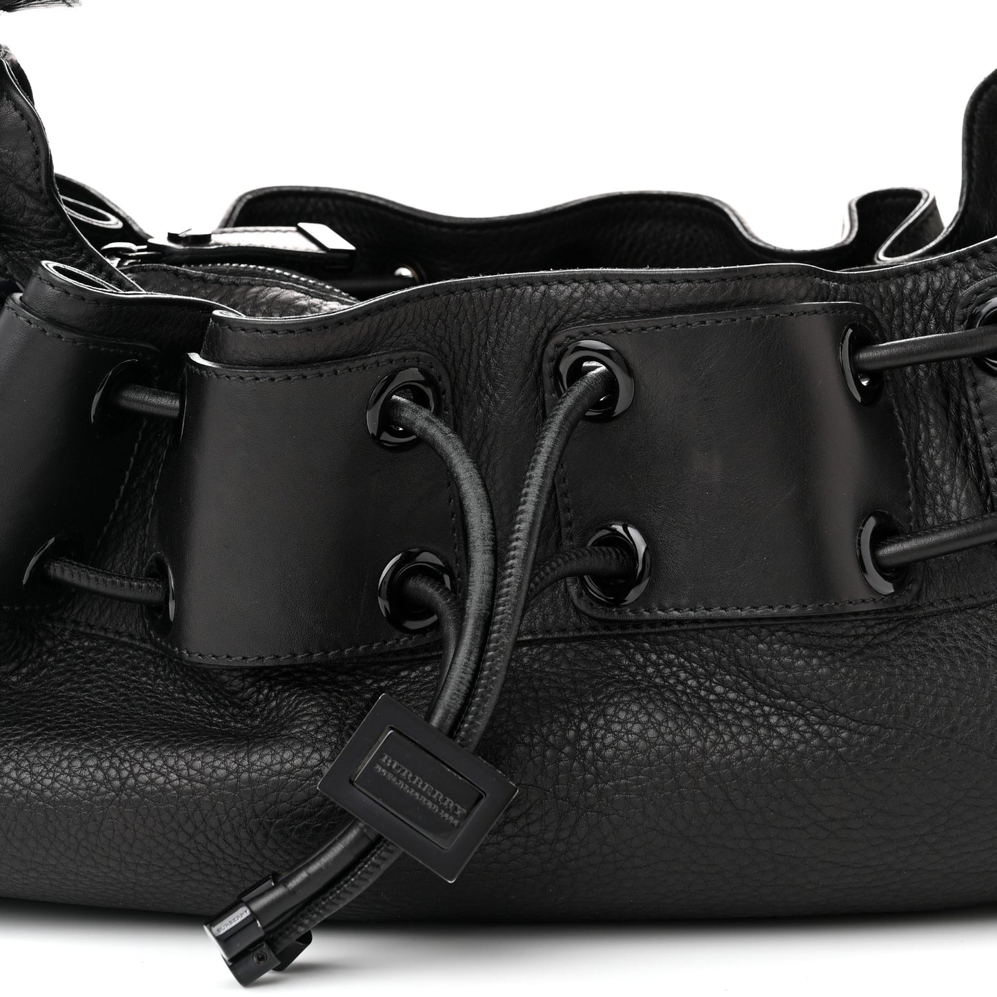 Prorsum Leather Warrior Hobo Black