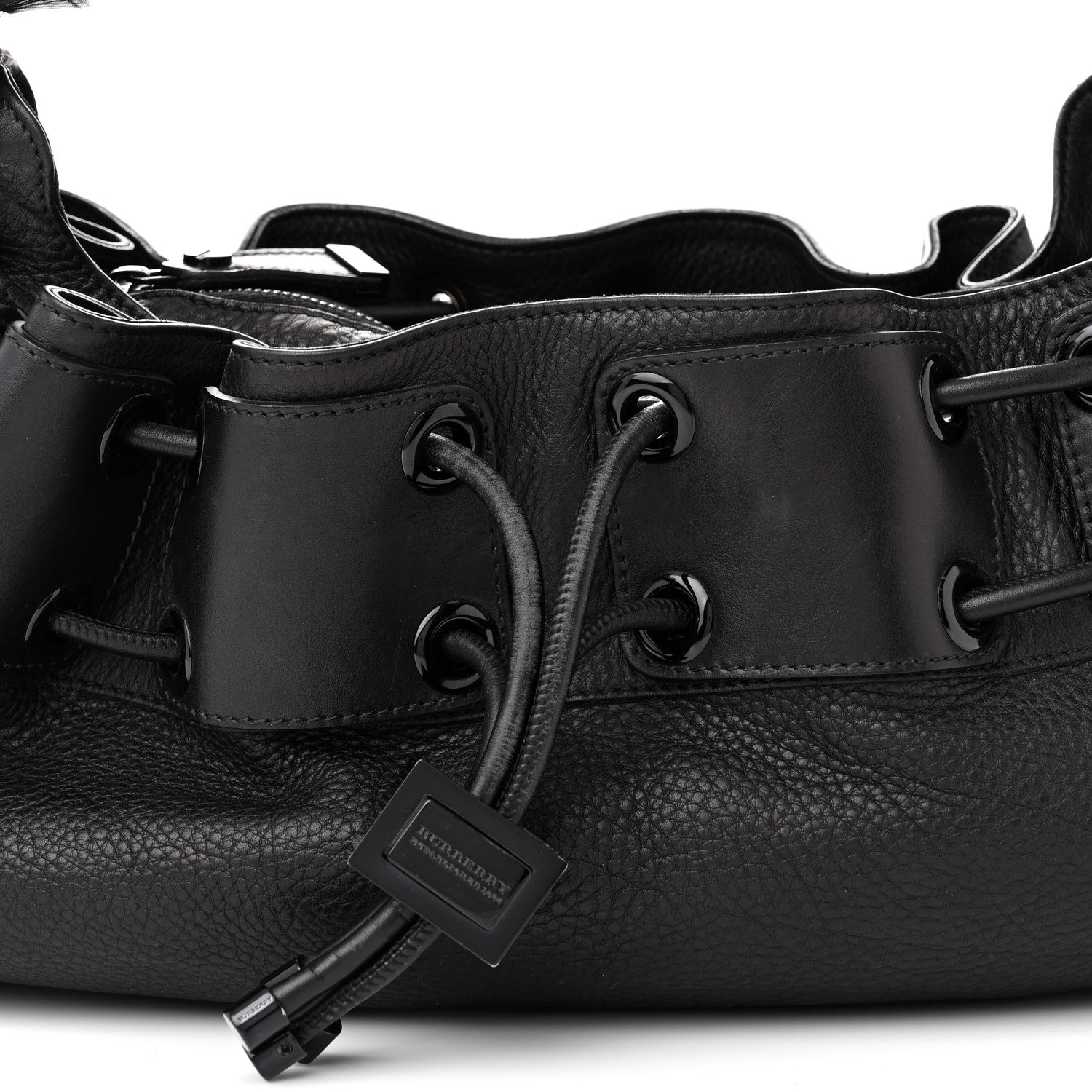 Burberry Prorsum Leather Warrior Hobo Black 9 of 12