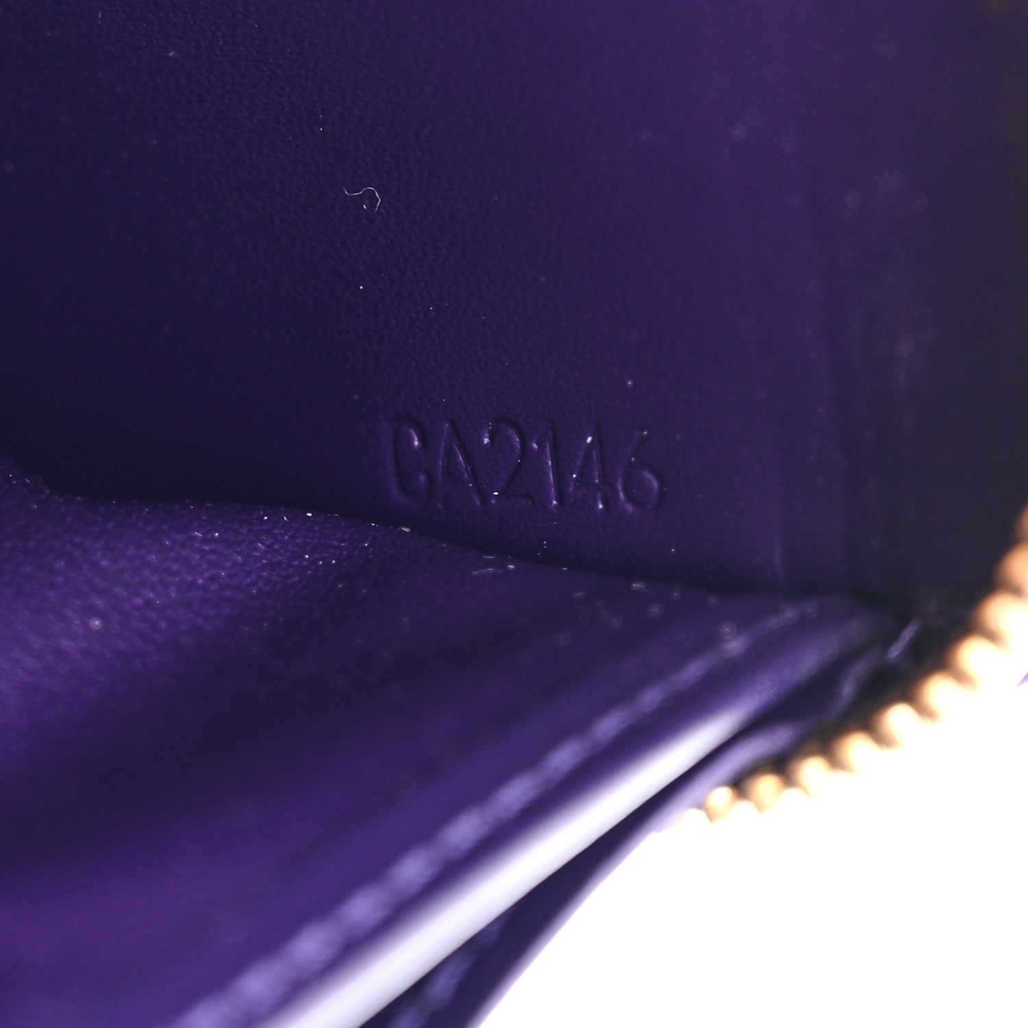 Louis Vuitton Vernis Zippy Wallet Blueberry 7 of 12