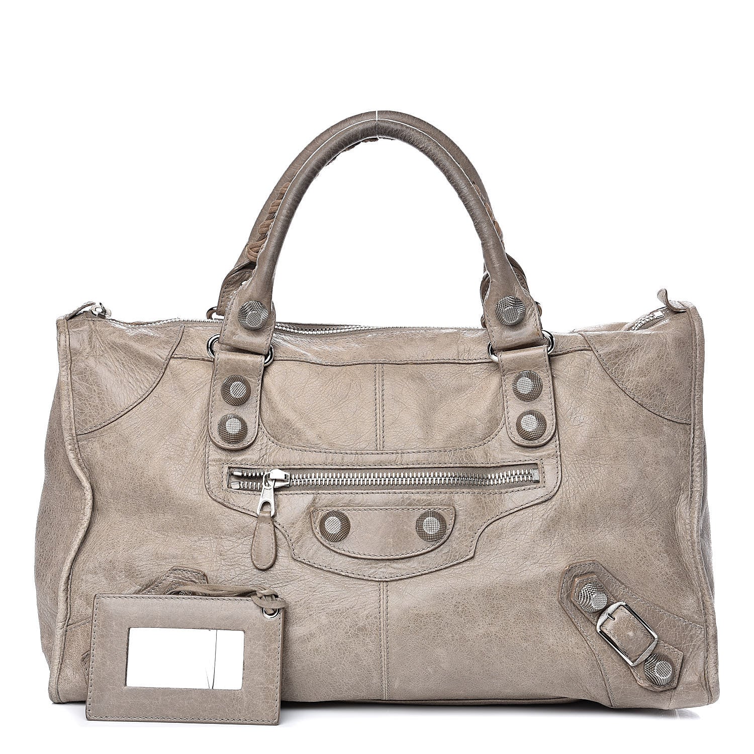 Balenciaga Agneau Giant 21 Silver Hardware Work Papyrus 1 of 17