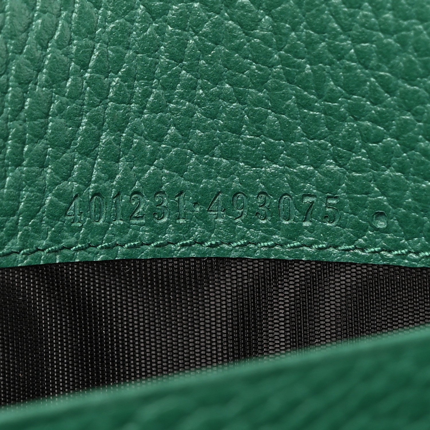Gucci Calfskin Mini Dionysus Chain Wallet Emerald 8 of 11