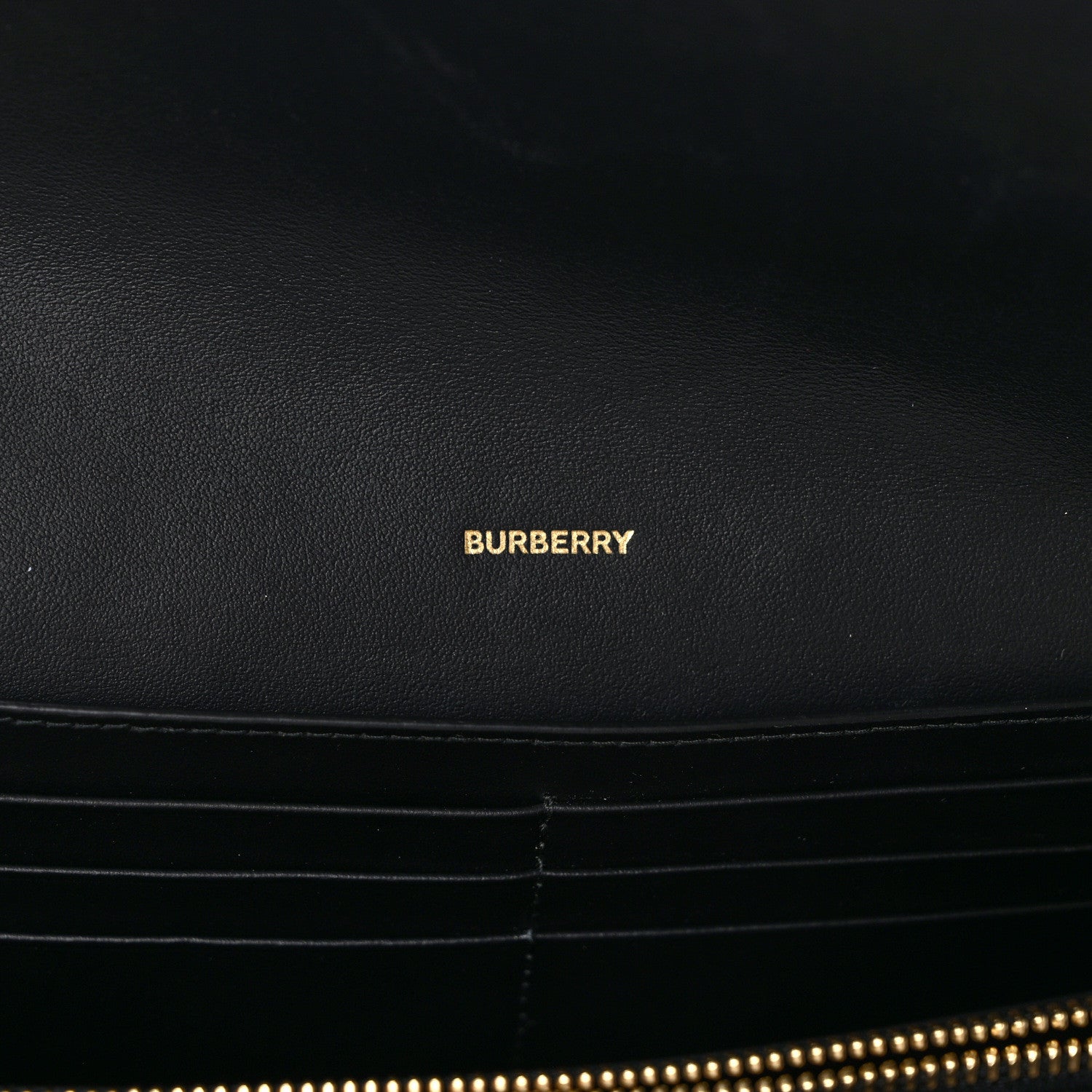 Burberry E-Canvas Icon Stripe Hannah Wallet With Detachable Strap Archive Beige Black 6 of 8