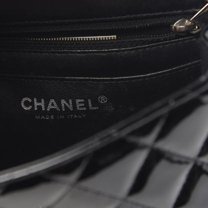 Chanel Patent Calfskin Quilted Mini Square Flap Black 6 of 12