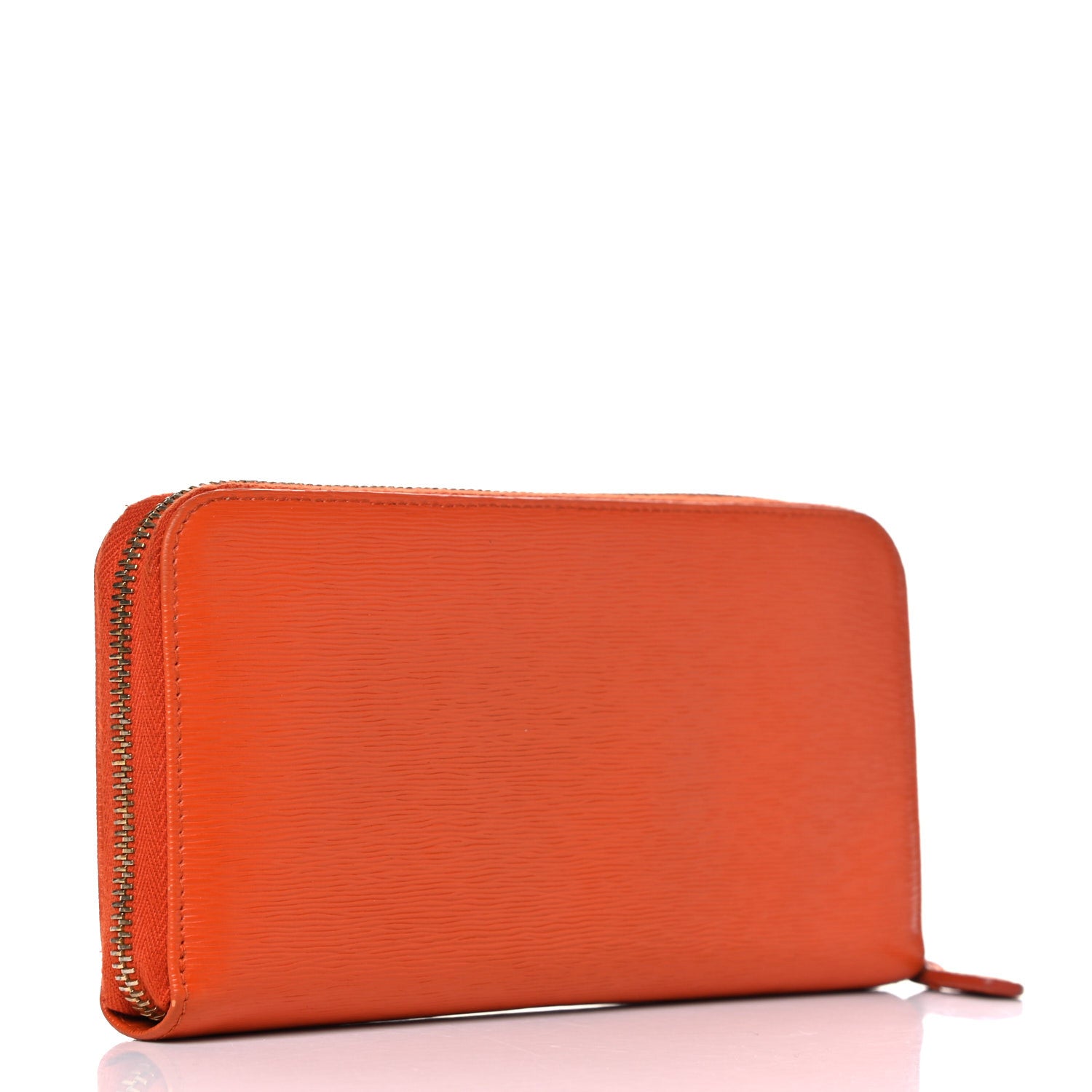 Prada Vitello Move Zip Around Wallet Papaya 3 of 11