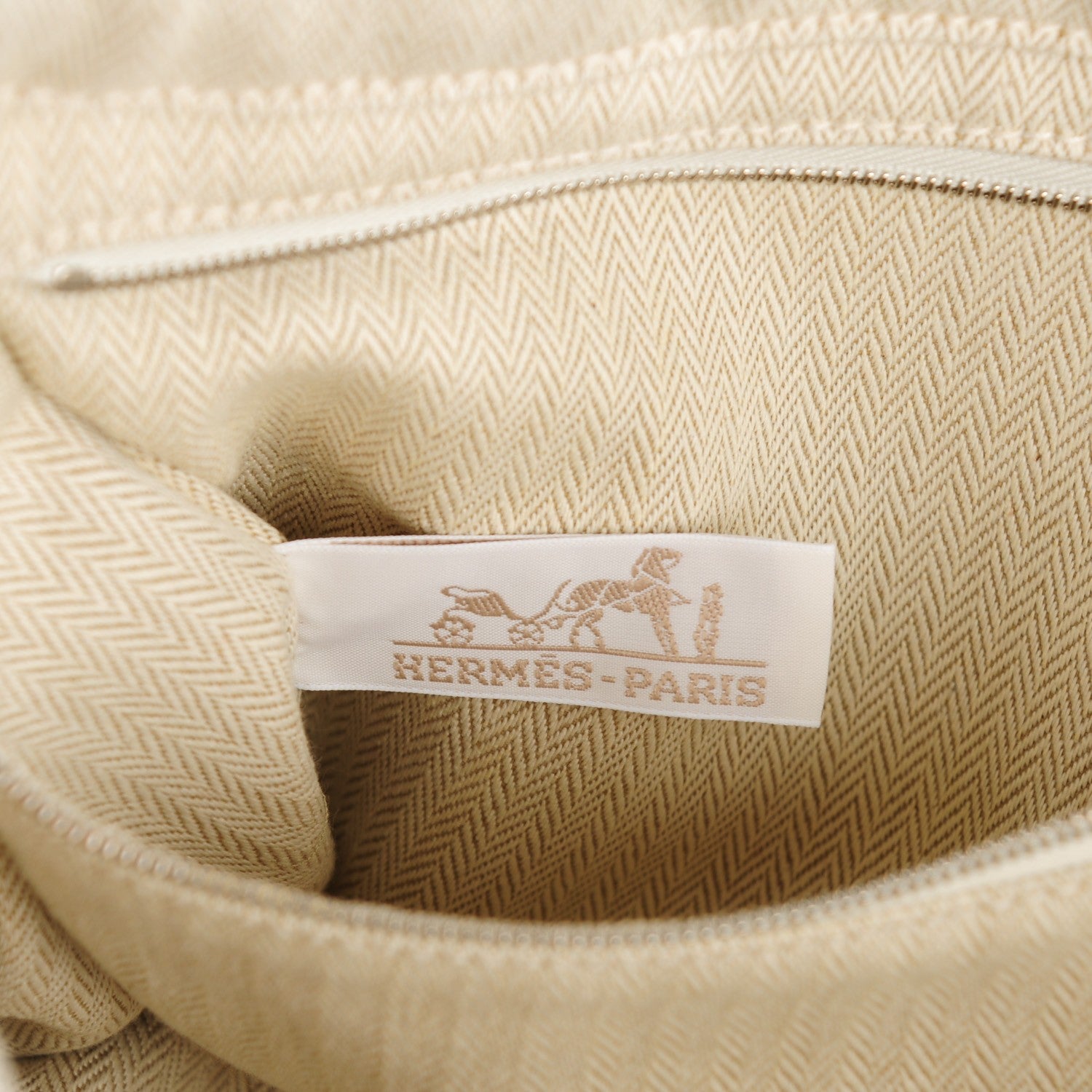 Hermes Canvas Barenia Fourbi 25 MM Pouch Naturel Fauve 8 of 8