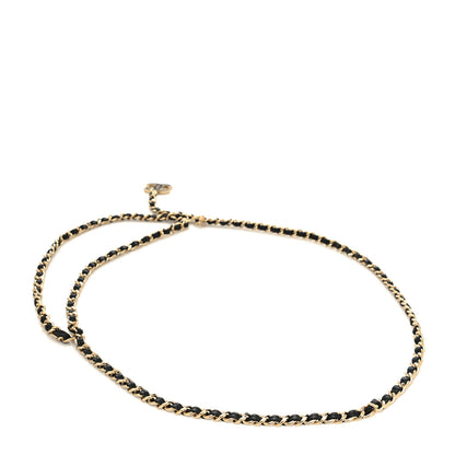Chanel Lambskin Enamel CC Chain Belt Black Gold 2 of 3