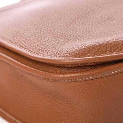 Hermes Taurillon Clemence Evelyne III GM Gold 12 of 13