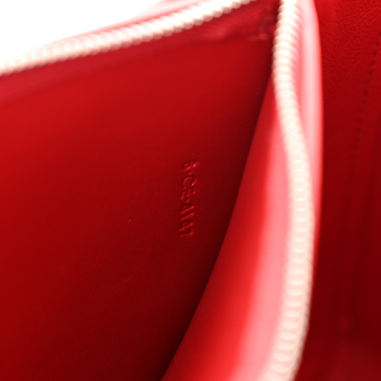 Shiny Smooth Calfskin Medium Frame Shoulder Bag Poppy Red Clay