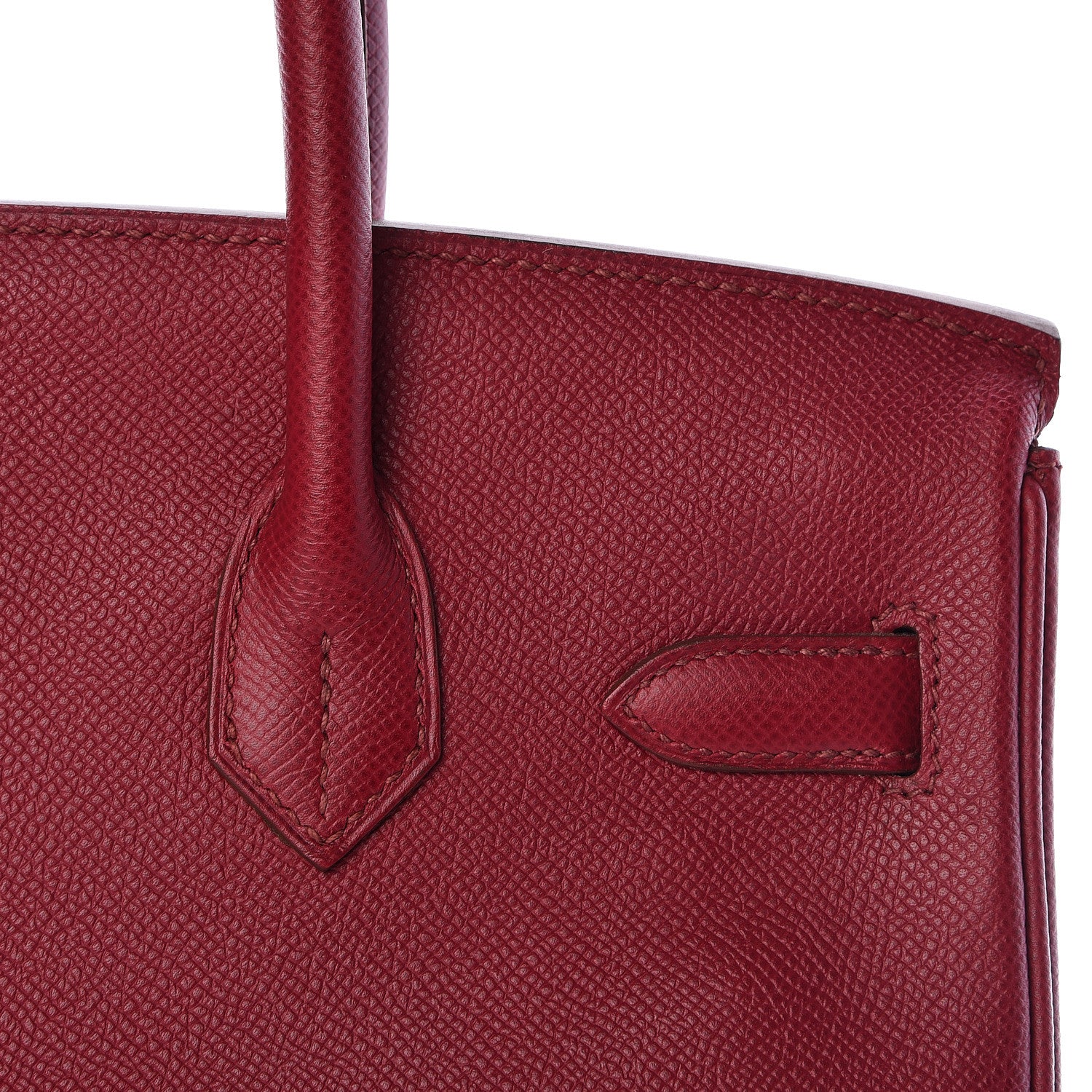 Hermes Epsom Birkin 30 Rubis 8 of 35