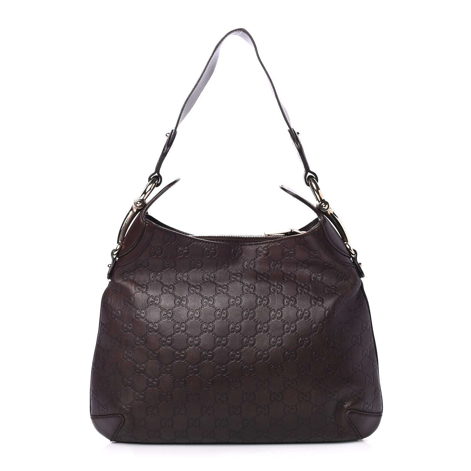 Gucci Guccissima Creole Hobo Chocolate 1 of 4