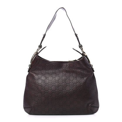 Gucci Guccissima Creole Hobo Chocolate 1 of 4