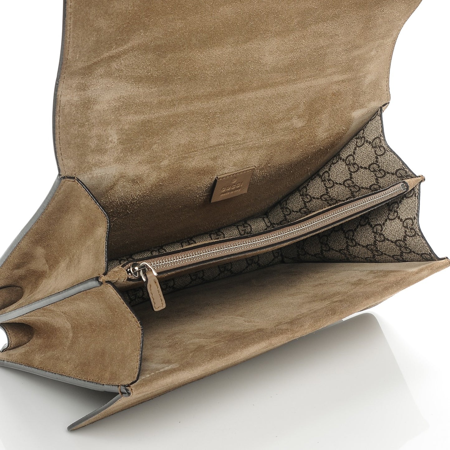 GG Supreme Monogram Medium Dionysus Shoulder Bag Taupe