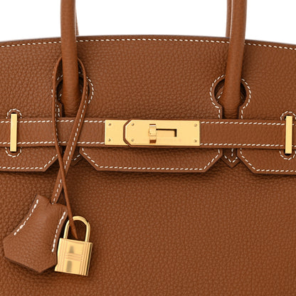 Hermes Togo Birkin 30 Gold 8 of 12