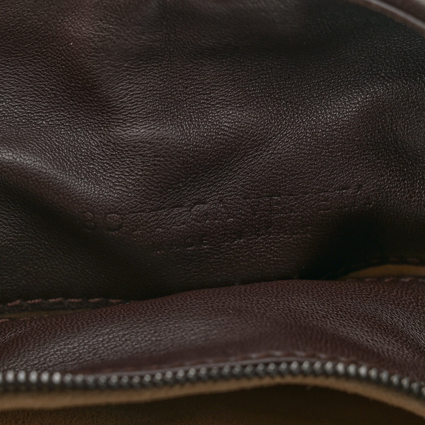 Nappa Intrecciato Ball Hobo Ebano