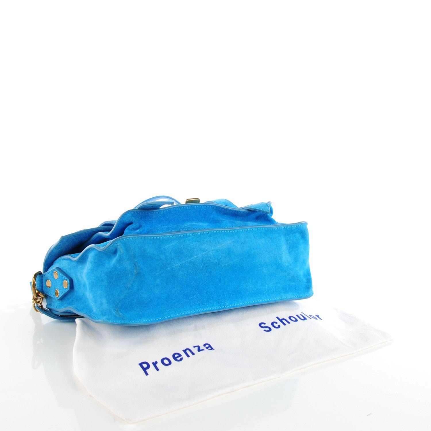 Proenza Schouler Suede Tiny PS1 Satchel Rip Tide 4 of 9